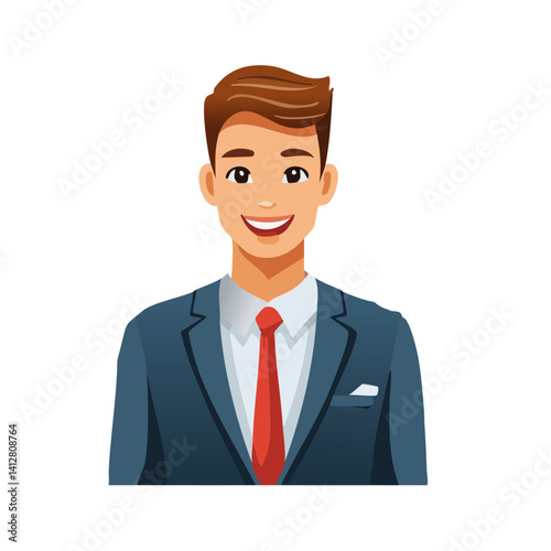 Obraz na płótnie business man vector illustration icon design w salonie
