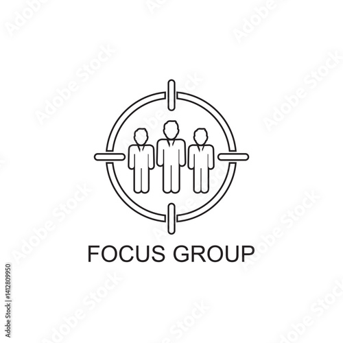 focus group icon , teamwork icon