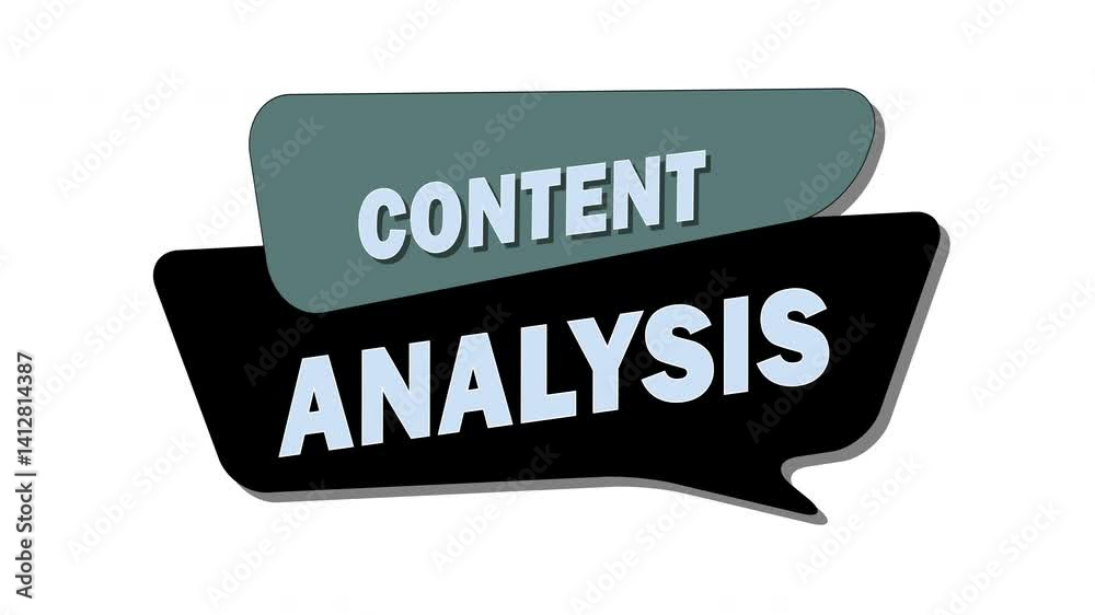 Content analysis — The process of studying content to understand its performance or optimize future output.