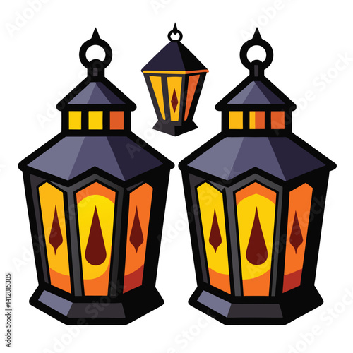 Halloween pumpkin lantern isolated on white Background