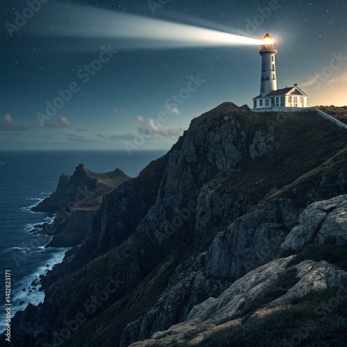 Coastal Lighthouse Beacon