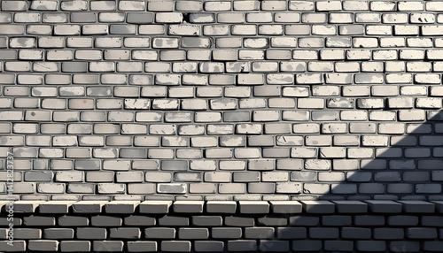 towering expanse of ancient stonework, timeworn brick walls reaching into the horizon, comic art. with white shades