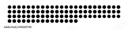 Symbol Map of Miramar (United States) showing the city with a pattern of just a few black dots