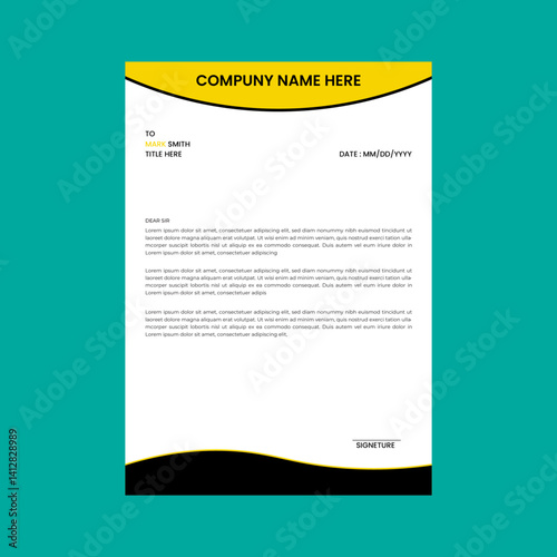 Modern Letterhead Template..