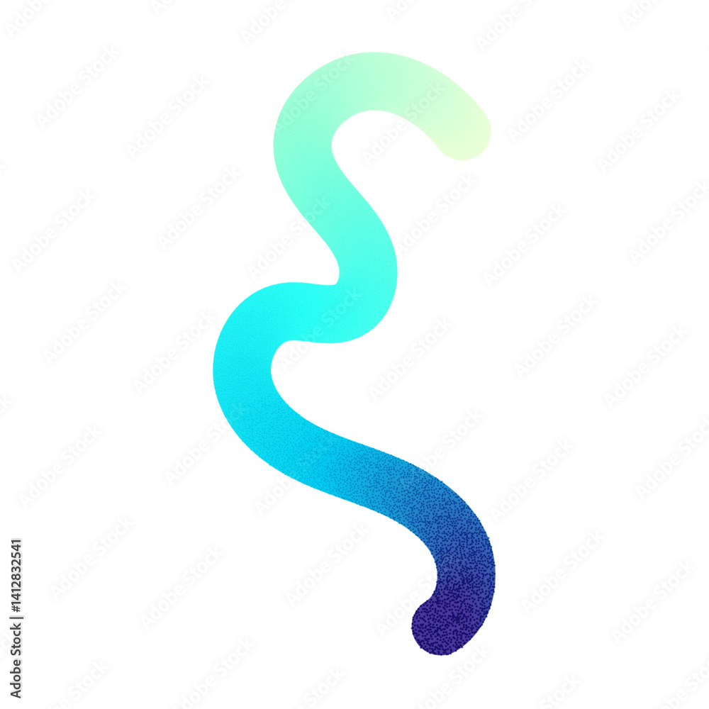 Abstract fluid gradient shape with 3D liquid brush strokes, blurred neon waves, holographic color blend design. Flat vector illustration isolated on white background. Abstract fluid gradient shape with 3D liquid brush strokes, blurred neon waves, holographic color blend design. Flat vector illustration isolated on white background.