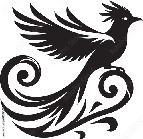 Quetzal bird vector art