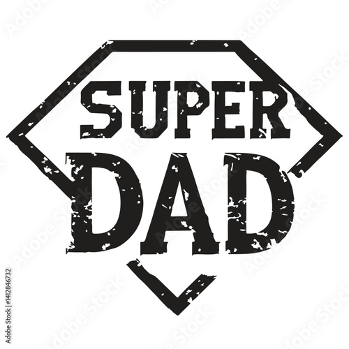 super DAD  typography t shirt design