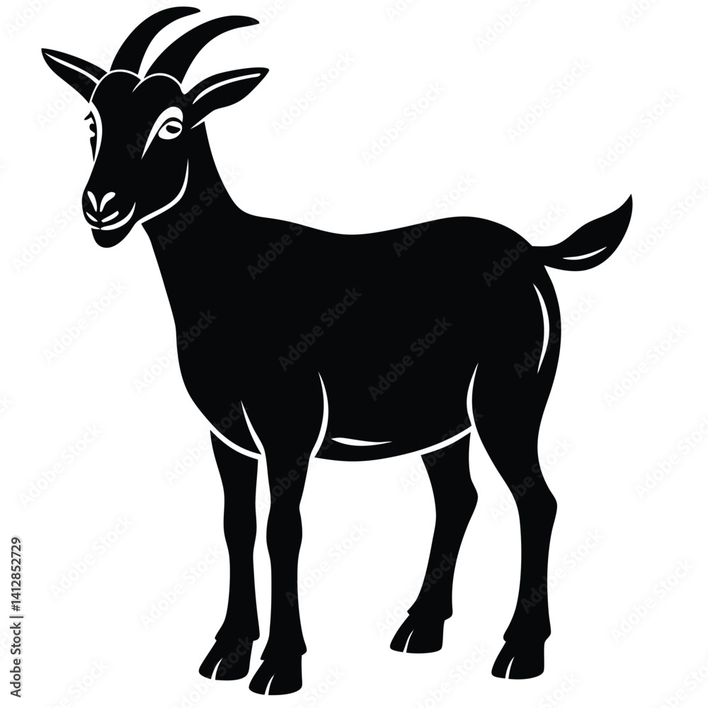 Obraz premium kiko goat icon
