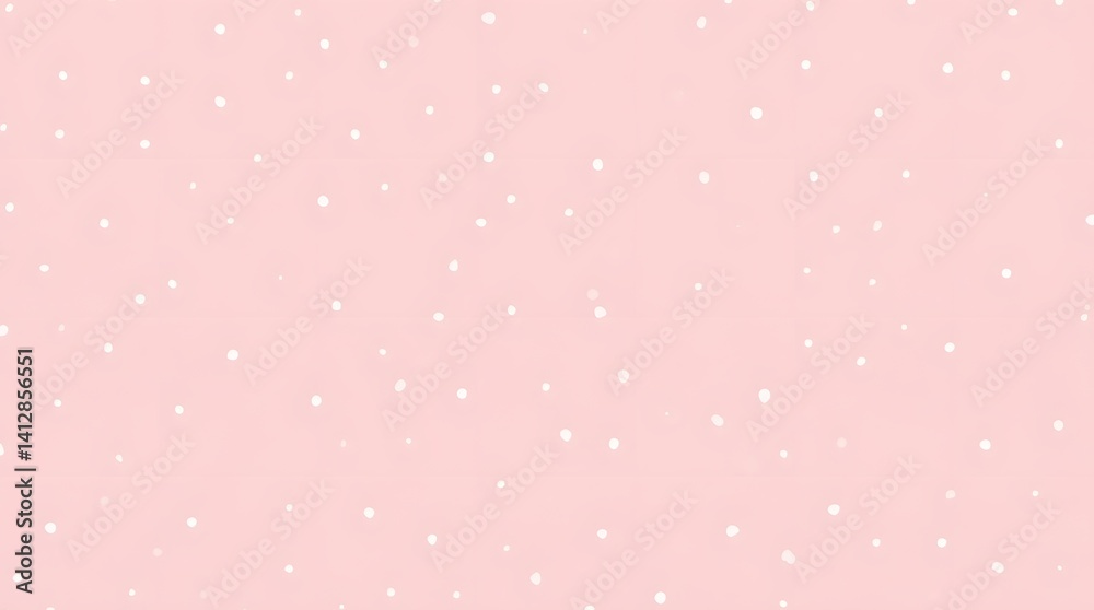 Soft pink background with scattered white dots. Delicate and minimalist design, ideal for feminine themes, backgrounds, and gentle patterns. Soft pink background with scattered white dots. Delicate and minimalist design, ideal for feminine themes, backgrounds, and gentle patterns.