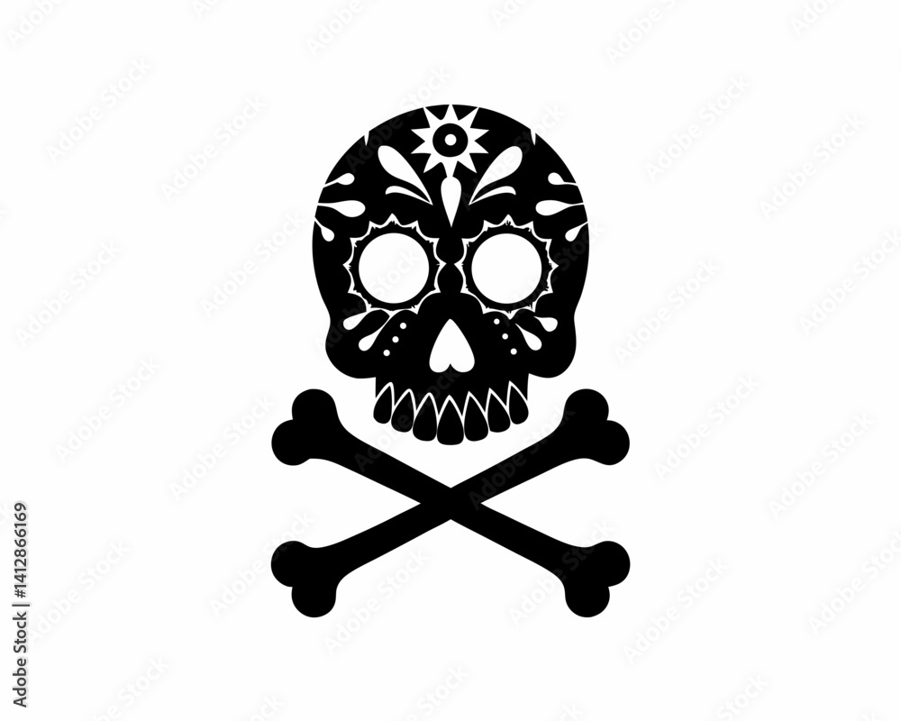 creative Silhouette skull-crossbones Icon Vector Illustration
creative Silhouette skull-crossbones Icon Vector Illustration