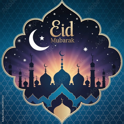 Eid al-Adha Mubarak Flyer Template – Islamic Festival Celebration Design for Qurbani, Eid ul adha poster, 2025