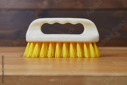 Obraz na płótnie Scrubbing brush for cleaning w salonie