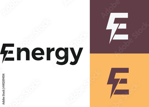 Bolt Logo Design With Lighting Thunder Bolt. Electric Bolt Letter Logo design	