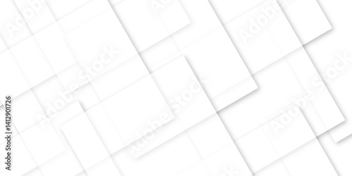 Abstract white, gray technology concept diamond triangle geometric line background. modern seamless business technology concept geometric shapes. squares and triangle with soft shadows as pattern.