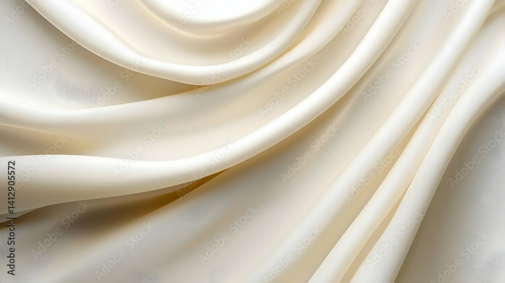 Cream Fabric Texture With Draped Details