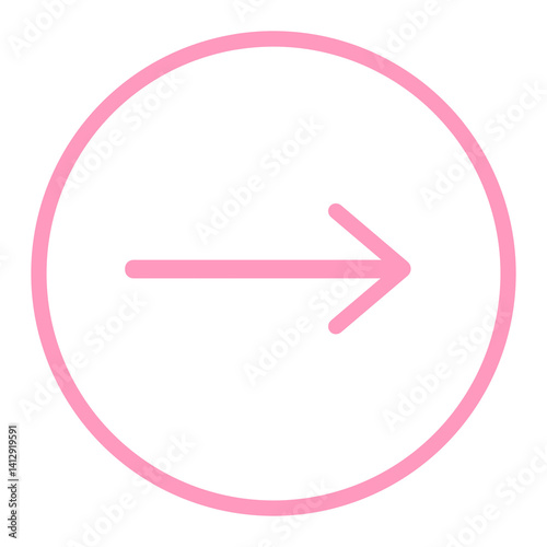 Doodle sign right arrow circle illustration Icon that can be used for sticker, book, mandala, scrapbook, icon, decorative, etc. with aesthetic colorful pink color Free Download Doodle sign right arrow circle illustration Icon that can be used for sticker, book, mandala, scrapbook, icon, decorative, etc. with aesthetic colorful pink color - GFXLoad