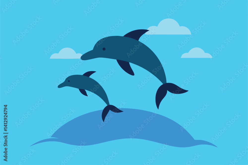 dolphin jumping out of water