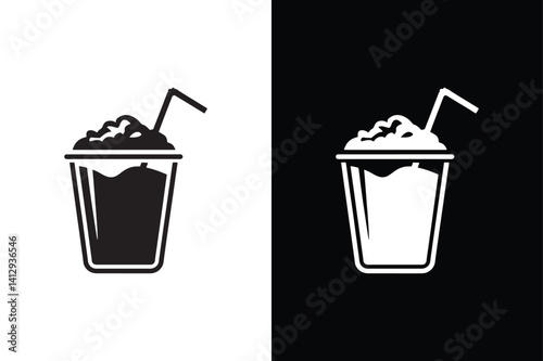 BeachCocktail icon vector on White Background ,Vector Art Illustration on white background.
