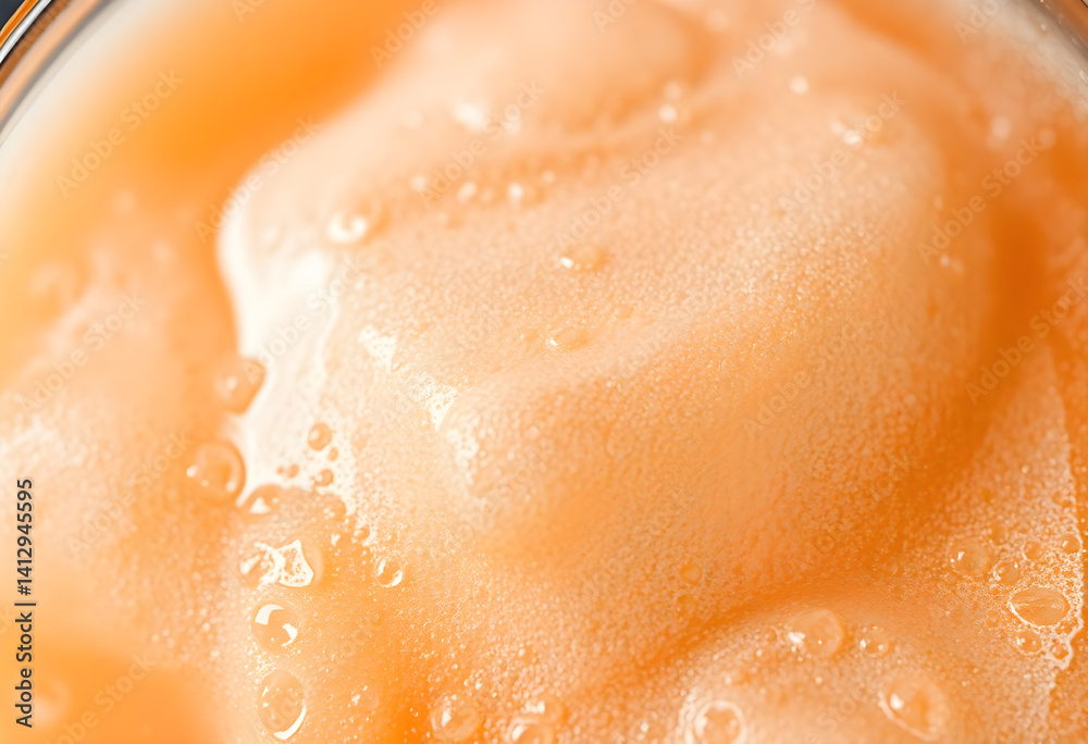 Fototapeta premium close up of a glass of orange juice