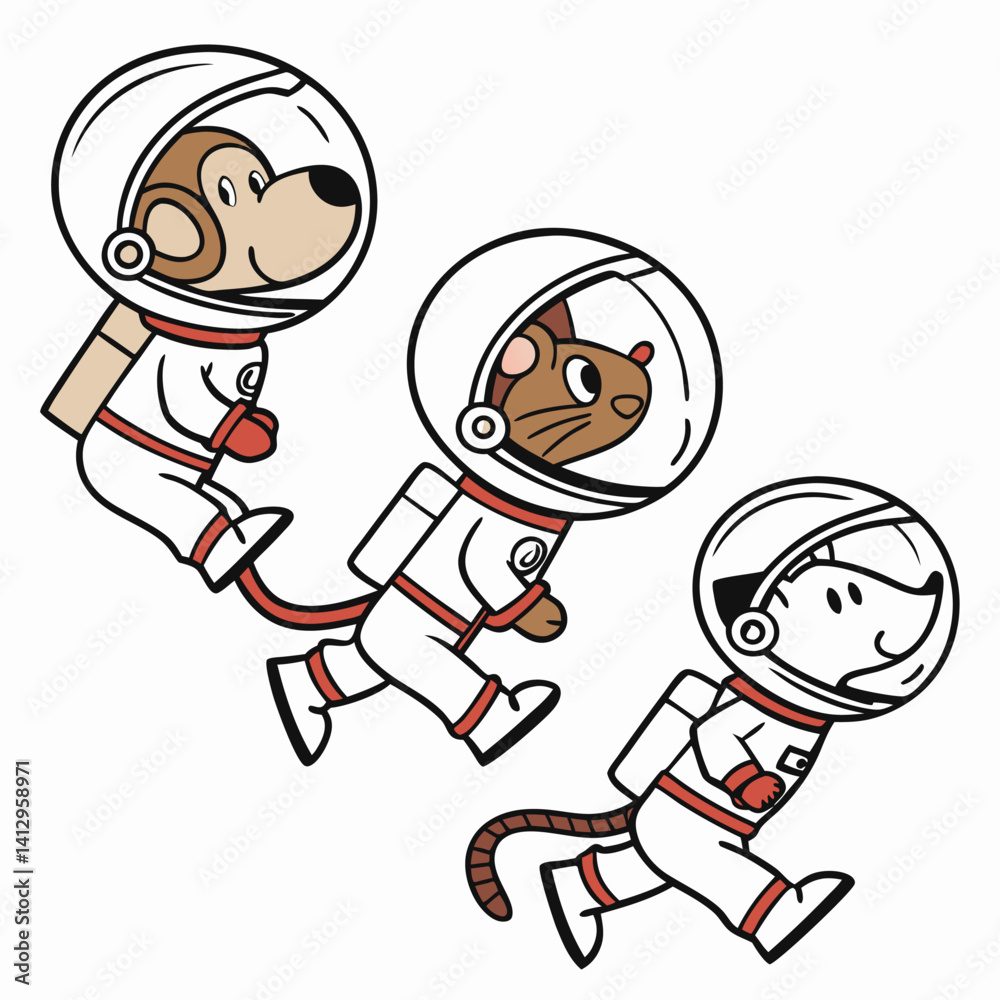 Cartoon vector illustration of a smiling man and woman couple character Cartoon vector illustration of a smiling man and woman couple character