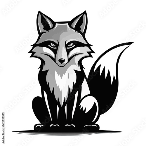 Fox vector art design
