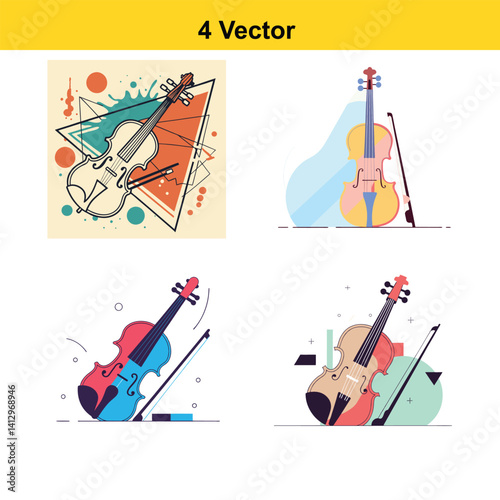 Science and education icons set vector illustration depicts laboratory equipment symbols 