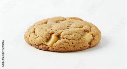 Applesauce cookie white background