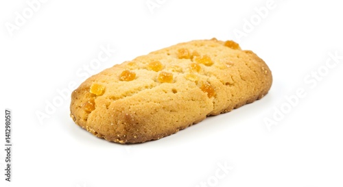 Garibaldi biscuit cookie white background