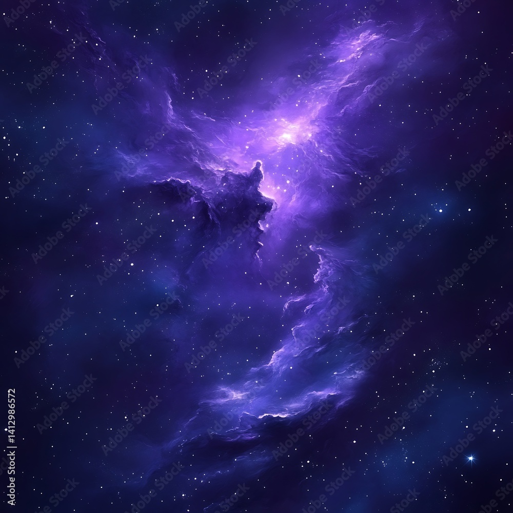 Obraz premium Cosmic Nebula, Deep Space