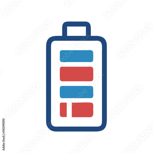  Battery Icon Representing Power Supply Indicator