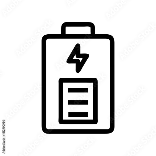  Battery Icon Representing Power Supply Indicator
