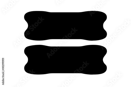 Stack of Three Bedding Pillows – Flat Decorative Cushion Icon

