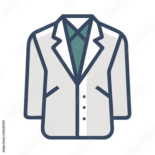 Business Blazer Icon Representing Corporate Attire