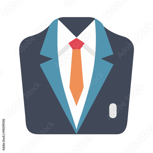 Business Blazer Icon Representing Corporate Attire