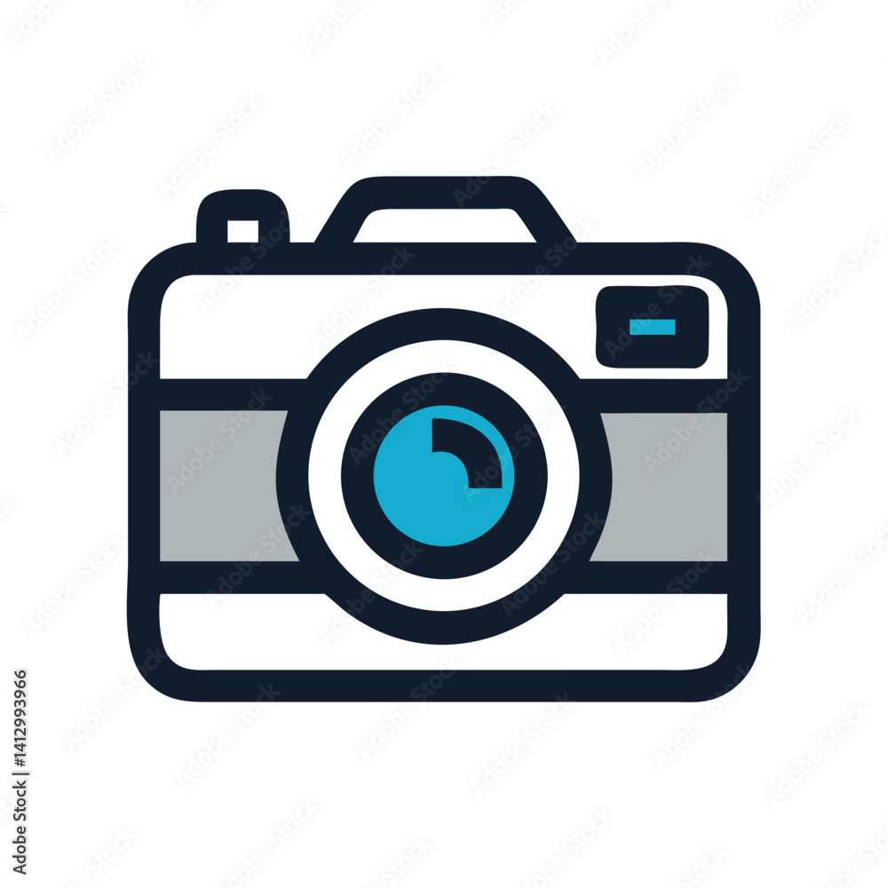 Camera Icon Representing Tourist Photography Camera Icon Representing Tourist Photography