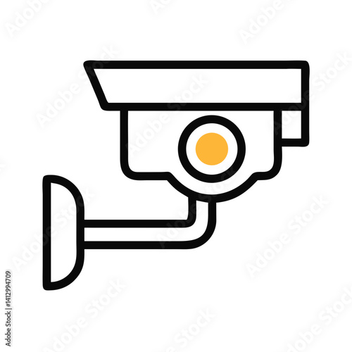 CCTV Camera Icon Representing Hotel Security System