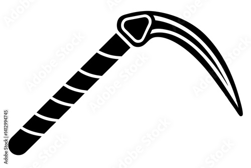 Boomerang Throwing Tool – Flat Vector Icon for Apps and Design Projects

