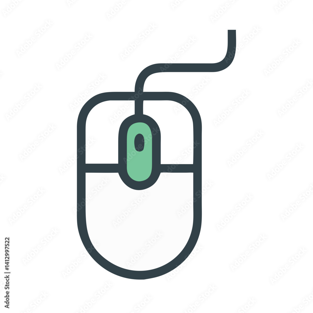 Computer Mouse Icon Representing Input Device Control Computer Mouse Icon Representing Input Device Control