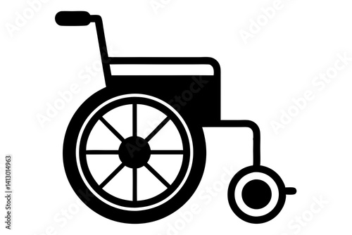 Wheelchair Icon – Modern Flat Accessible Symbol Vector

