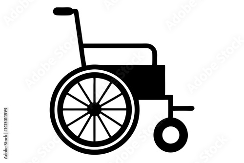 Wheelchair Icon – Modern Flat Accessible Symbol Vector

