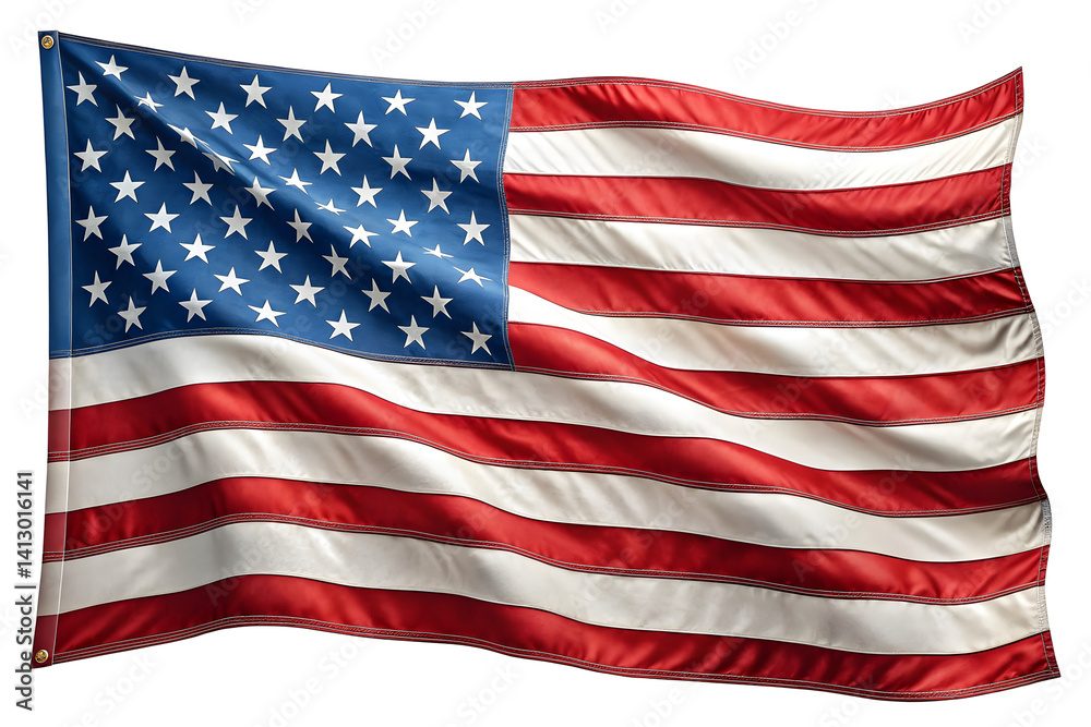 Obraz premium American Flag. High Resolution Image of the United States of America National Banner.