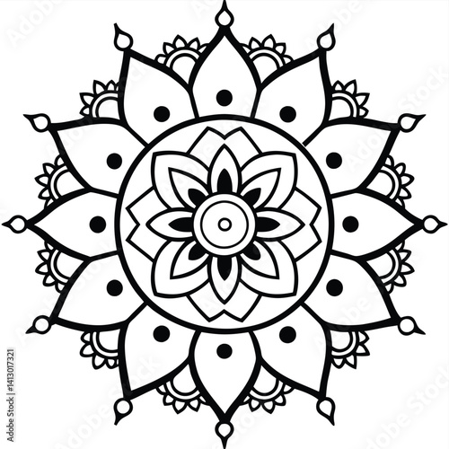 Ornate Mandala Design (3)