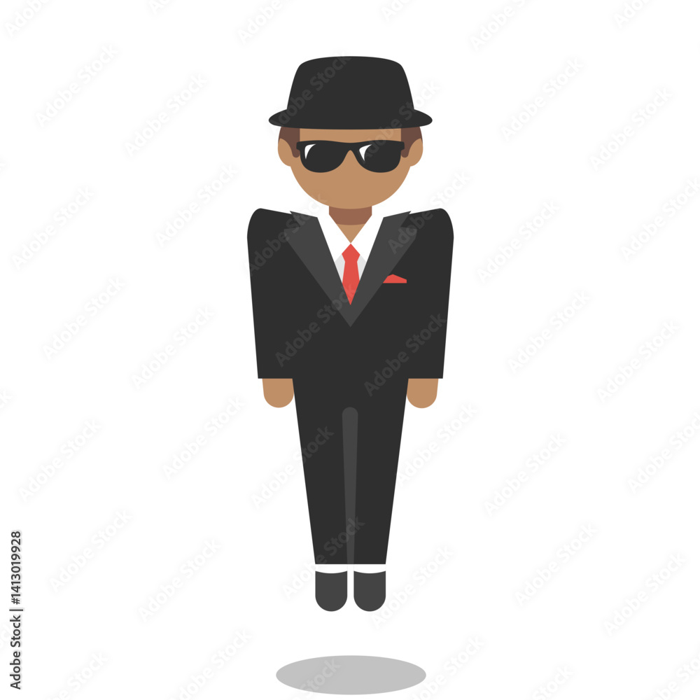 Man in Black Suit Levitating
Man in Black Suit Levitating