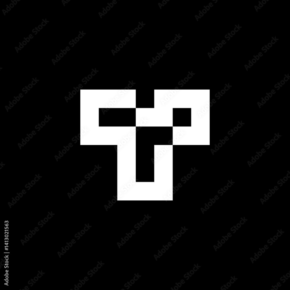 Fototapeta premium letter T logo