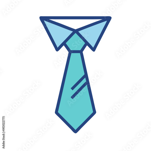 Necktie Icon Representing Business Dress Code