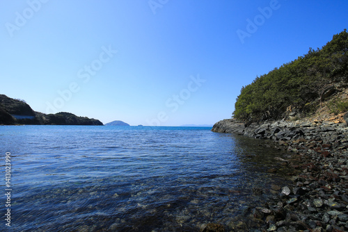 愛媛県八幡浜市　ねずみ島の風景