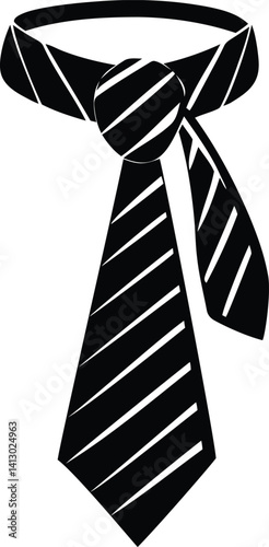 Vintage and unique quality Ties silhouette vector illustration, Ties line art vector icon design, Ties logo icon illustration