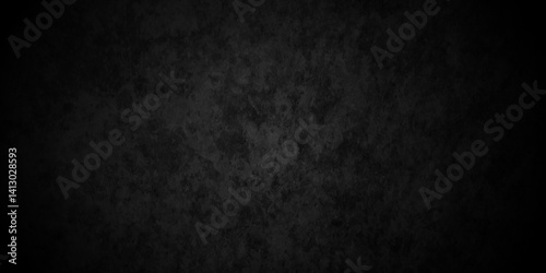 	
Dark Black background texture, old vintage charcoal black backdrop wall grunge design. Abstract black wall surface, black stucco texture. Black gray satin dark texture luxurious background.