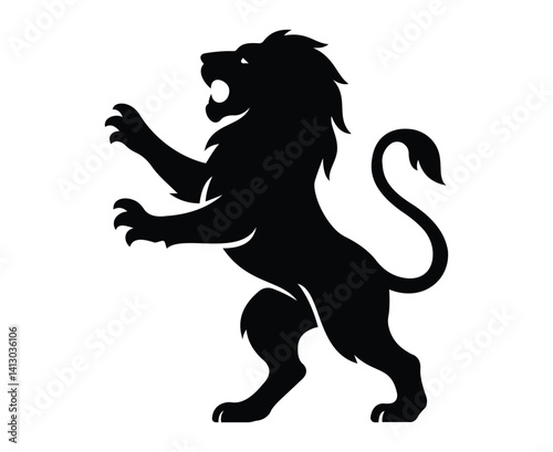 Lion male icon vector.