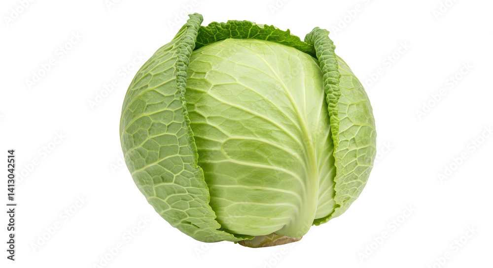 Fototapeta premium Isolated Green Cabbage